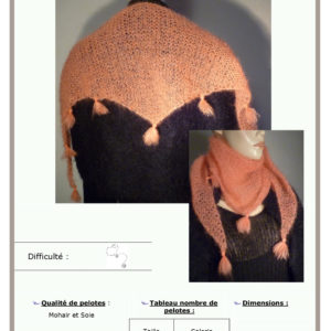 Fiche Kit Tricot Écharpe Triangle